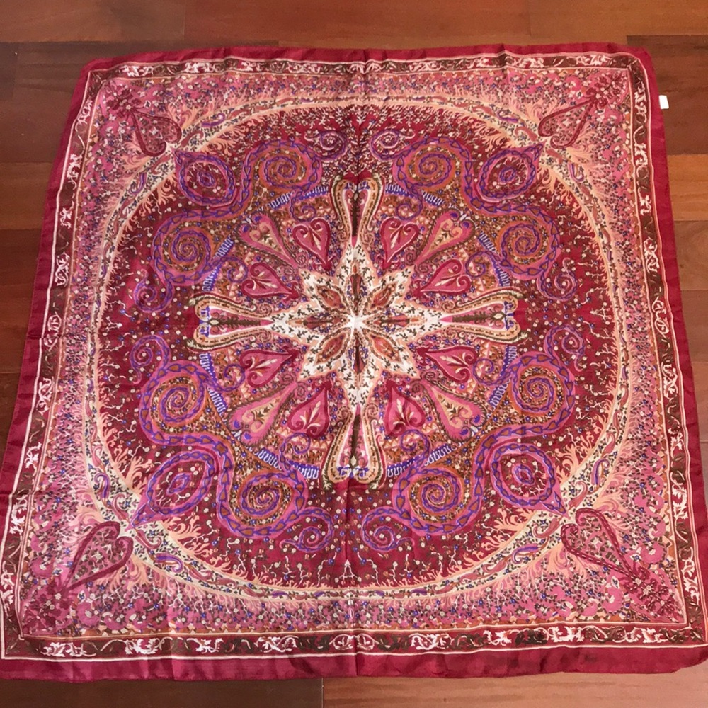 silk scarf, 40*40